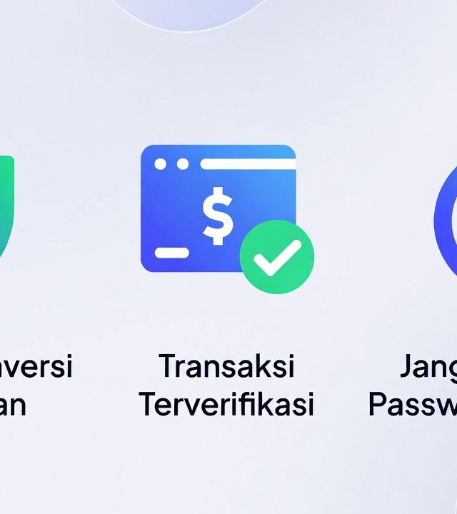Ilustrasi layanan convert PayPal yang aman dengan ikon shield dan peri
