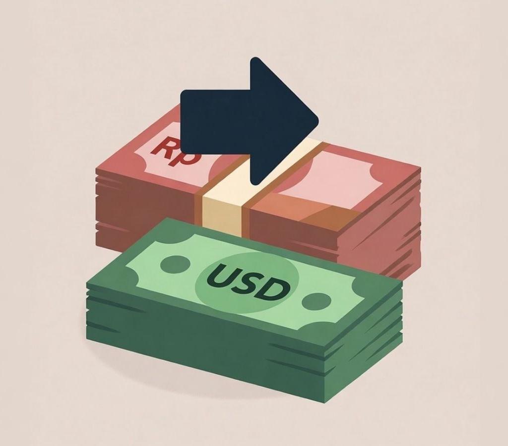 ilustrasi convert paypal ke rupiah