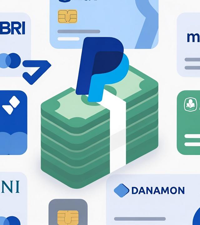 Ilustrasi convert saldo PayPal ke beberapa bank Indonesia